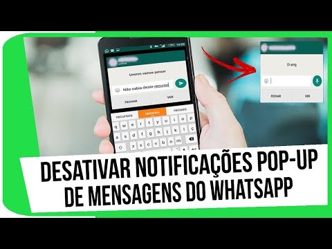 Vídeo: Como Desligar As Mensagens Recebidas