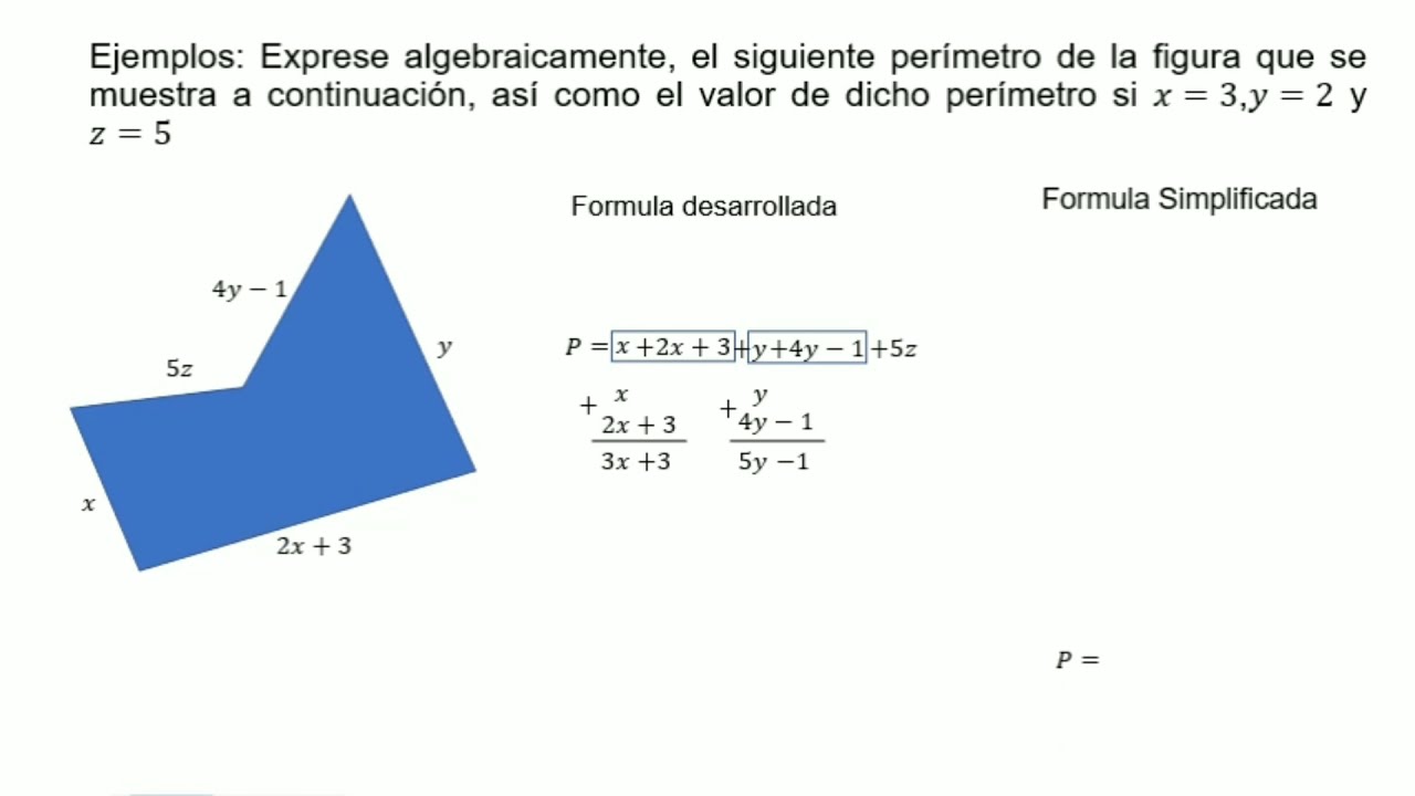 Sesión 2:Expresiones algebraicas para representar propiedades de las