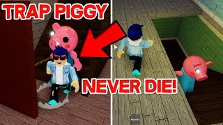 HOW TO TRAP PIGGY GLITCH! NEVER GET CAUGHT BY PIGGY!!! - Piggy Roblox (Horror Game)