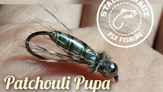 Patchouli Pupa/ Materiales Maxcatch/ Pesca de trucha