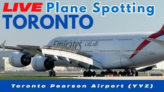 🔴 LIVE SUNDAY AFTERNOON Stream Toronto Pearson Airport (YYZ) ✈️ | Real-Time Airport Operation | HD