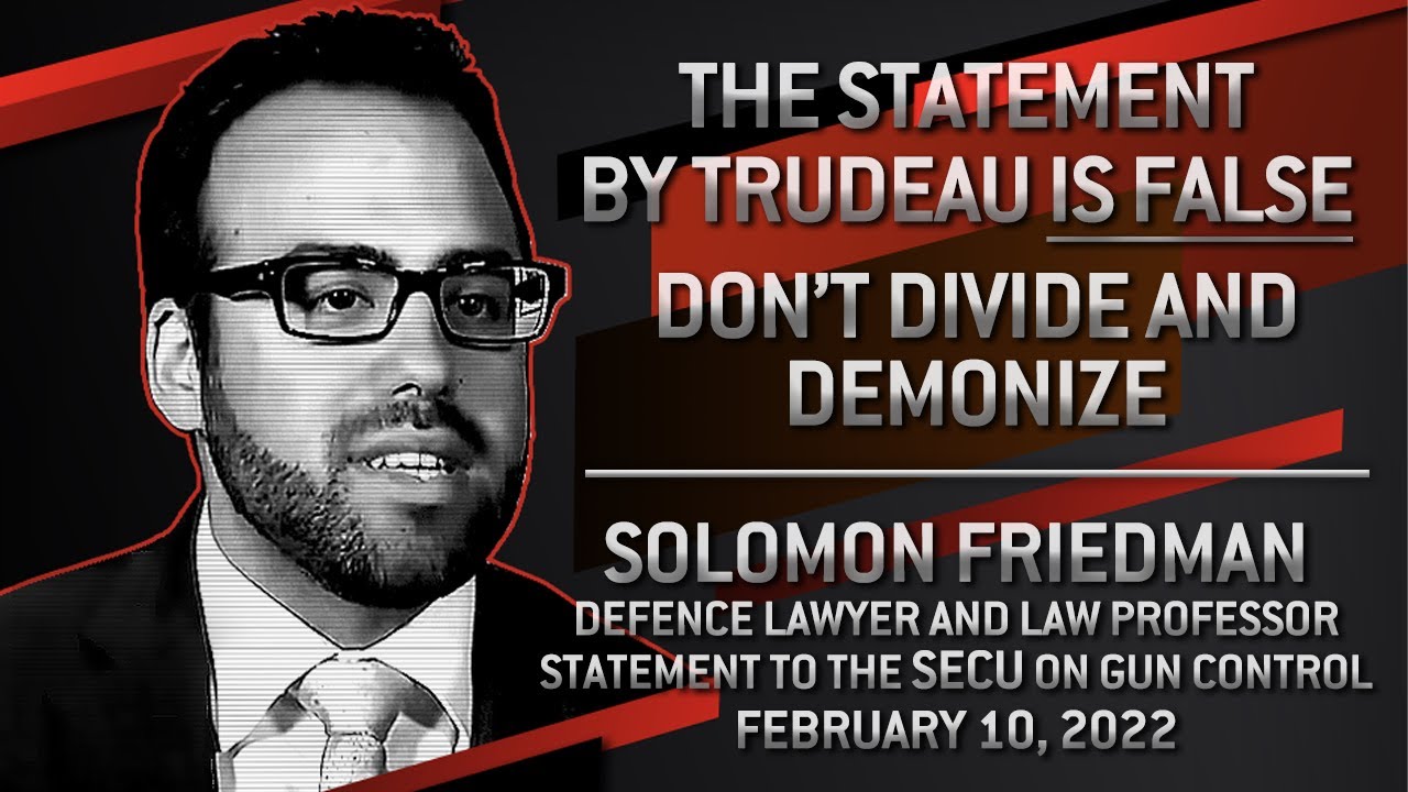 Solomon Friedman SECU Meeting Feb 10/22