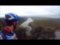 Final del río Jandula y estación elevadora de agua