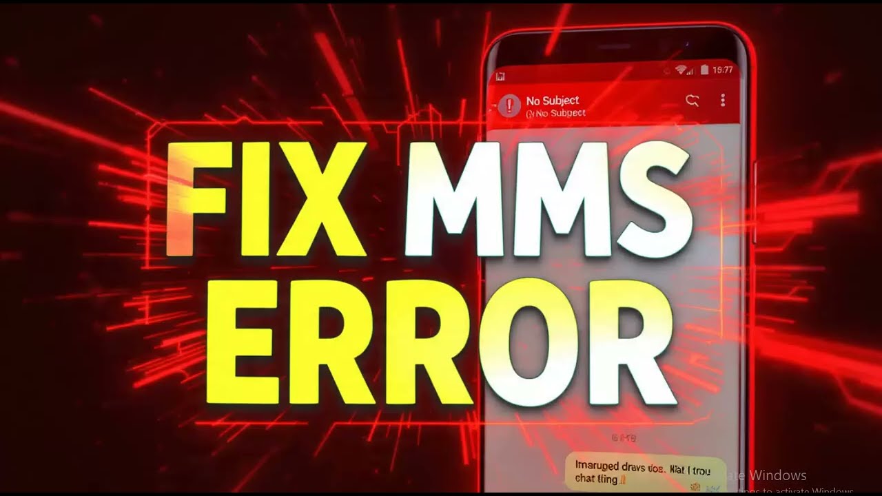 How to fix  No Subject  MMS errors in Android group chat