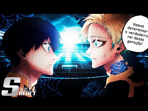 🧩🥀Doki Doki/Rent To Girlfriend React Ao Rap do Isagi vs Kaiser (Blue Lock) | Corte |