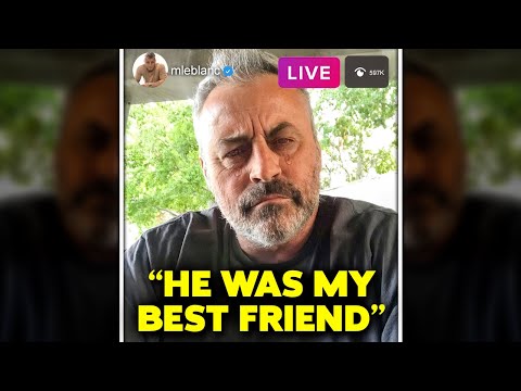 3 MINUTES AGO: Matt Leblanc Breaks Down Live In Response To Matthew Perry's Death