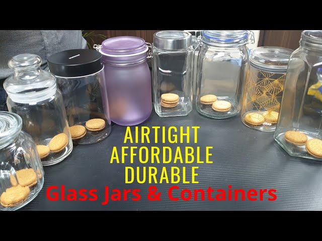 Best Airtight Glass Food Storage Jars, Best Airtight Glass Storage Containers