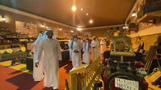 زيارة صاحب السمو الملكي الامير / بندر بن مقرن بن عبدالعزيز لمتحف المجحدي لنودار التراث والسيارات