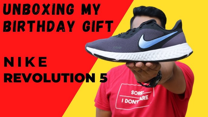 Nike Revolution 5 Running Shoes For Men Unboxing [4K] 