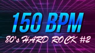 150 BPM - 80's Hard Rock #2 - 4/4 Drum Track - Metronome - Drum Beat
