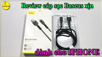 Review Cáp Baseus xịn dành cho Iphone