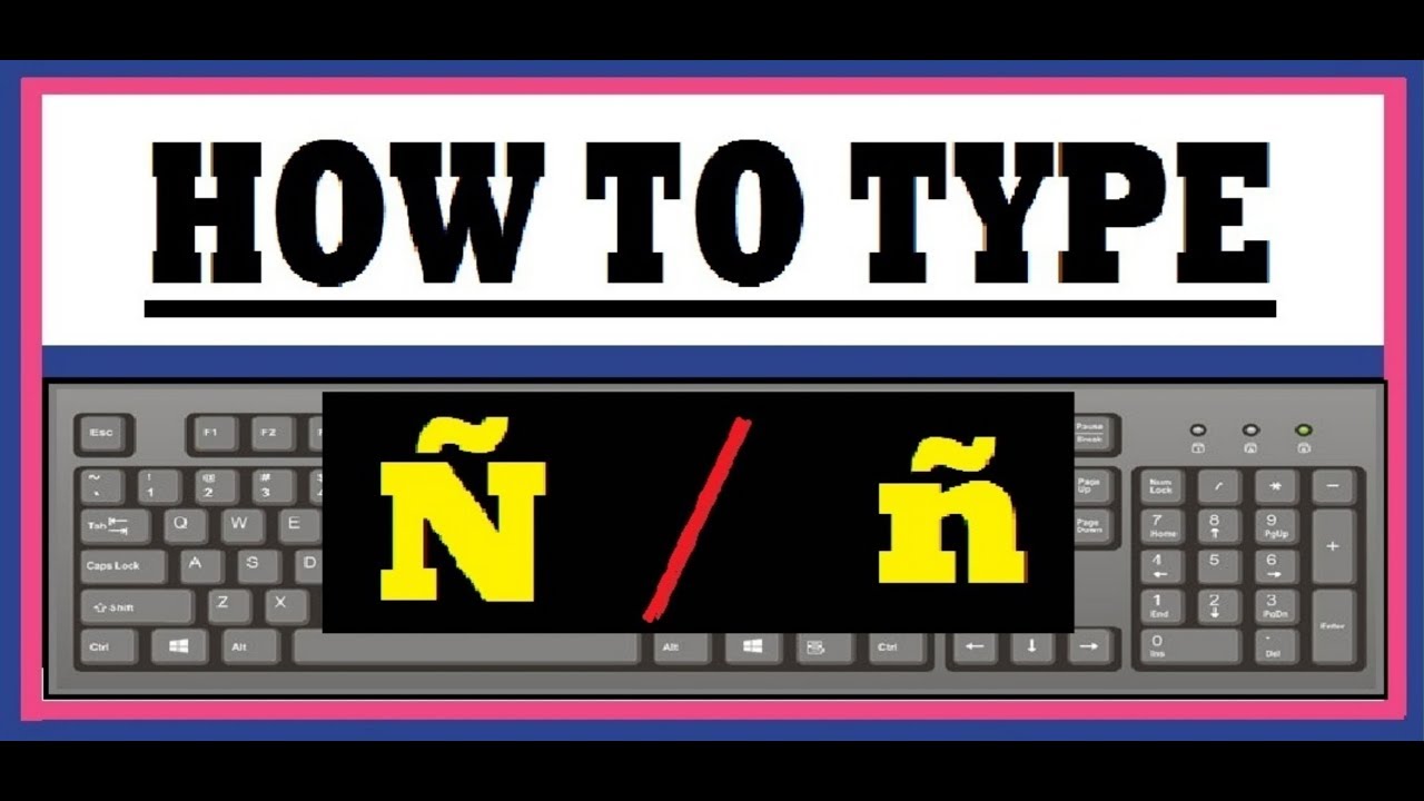 How To Type The Letter N On Keyboard Youtube