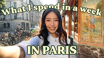 How much I spent in a week in Paris 🇫🇷 🥖 *realistic* travel vlog