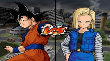 Dragon Ball Z Budokai Tenkaichi 3 | Goku End vs Android 18/Android 17