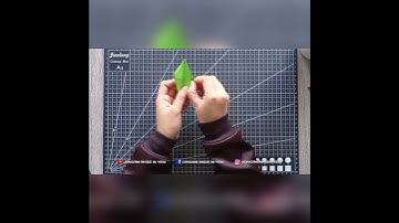 How to make a paper NINJA STAR Kamui SHURIKEN Kakashi | Origami ninja weapon #shorts