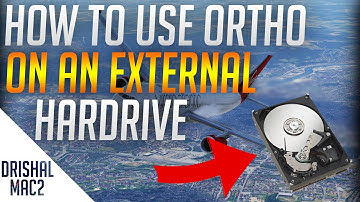How to use Ortho tiles on an external hardrive to save space | Drishal MAC2