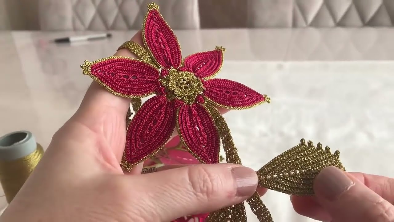 Çiçekli Havlu Kenarı Modeli - 2 | Flowered Towel Edge