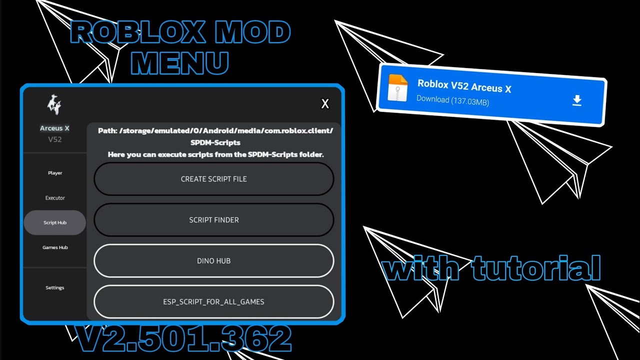 roblox mod menu 2.501 362