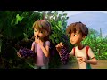 [HD]Superbook Joshua and Caleb - Vineyard Scene