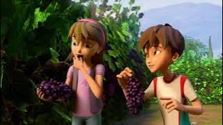 [HD]Superbook Joshua and Caleb - Vineyard Scene