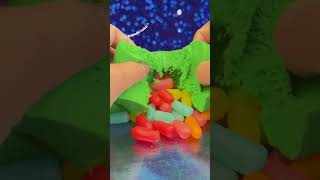 Oddly Satisfying and Relaxing Reverse Kinetic Sand Beads ASMR 789 | asmr shorts kineticcalm