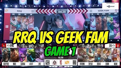 RRQ VS GEEK FAM - PLAYOFF DAY 2 MATCH 1 [GAME 1] #mplids12 #mpl #rrq #geekfam #mplid #mplindonesia