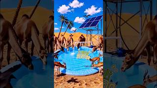 💧 Desert Water Solution Using Solar Energy ⚡ #trending #viralshorts #shorts