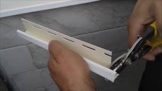 How to Install Vinyl Siding J Channels in Corners   Tricky Situation