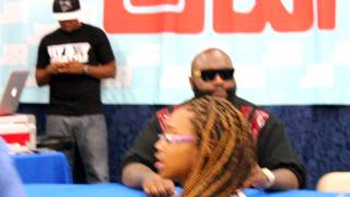 Rick Ross Signing autographs at J&R part 1 Rick Ross Signing autographs at J&R part 1