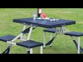 Folding Table And Stool Set