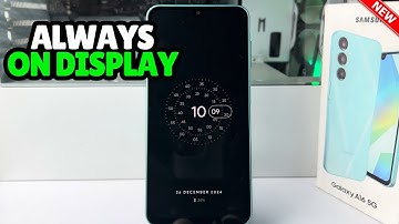 How to Enable Always on Display on Samsung Galaxy A16