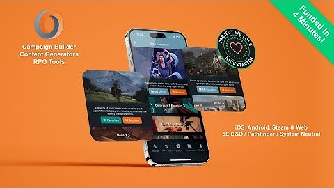 A Kickstarter Project We Love: The Oracle RPG App: Less Prep, More Play