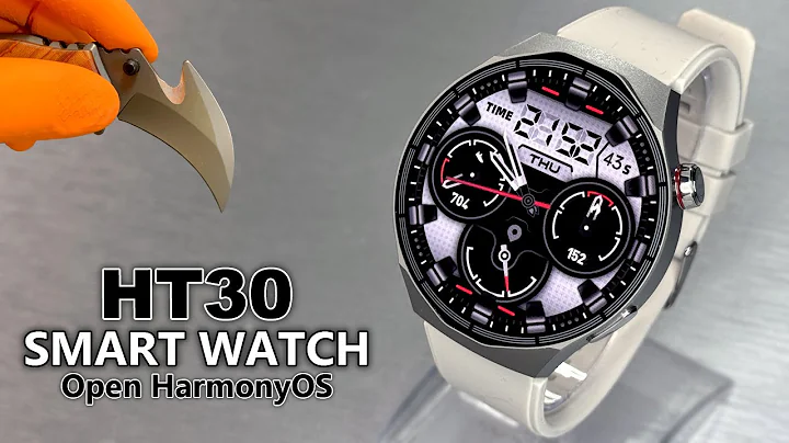 HT30 HarmonyOS SmartWatch Unboxing & Review (AMOLED + 2GB ROM) - Aesthetic ASMR