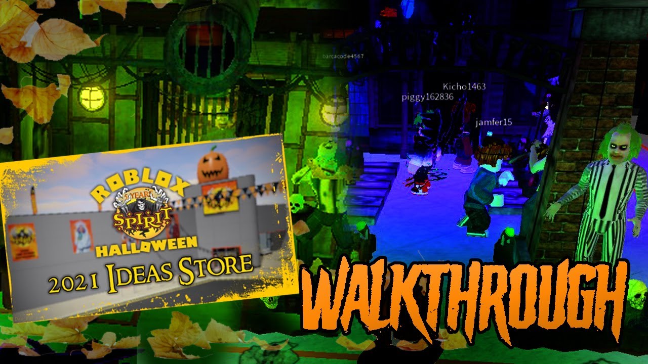 Roblox Spirit Halloween 2021 Flagship Location | Virtual Store Walkthrough