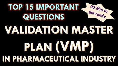VMP in pharmaceutical industry l Validation master plan in pharmaceutical industry l