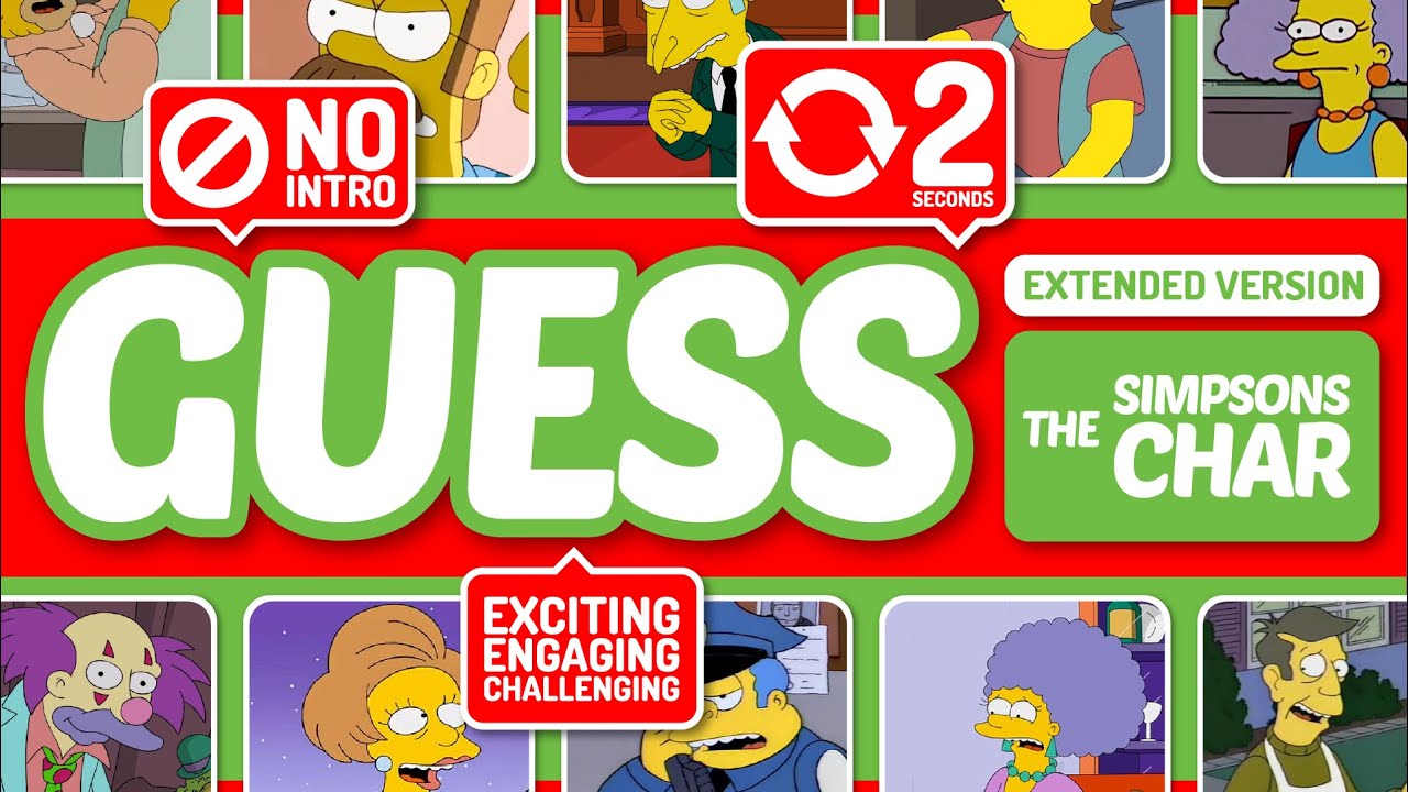 [PART 2] Guess the Simpsons in 2 SECONDS | THE SIMPSONS QUIZ #quiz # ...