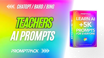 AI Prompts for Teachers by PromptPack | #AI #ChatGPT #Bard #Bing