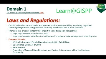 CISA Domain 1 |  Information System Auditing Process (Part 1) | Learn CISA