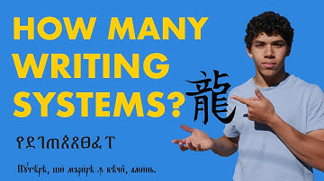 How many writing systems are there in the world?