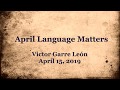 April Language Matters