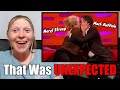 American Reacts To - The Funniest Unexpected Moments On The Graham Norton Show