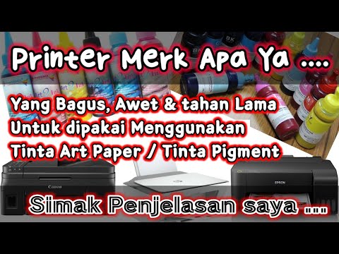 Video: Printer inkjet mana yang menggunakan tinta paling murah?