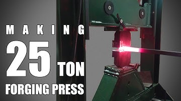 Making super light, resolvable 25 TON forging press: full guide