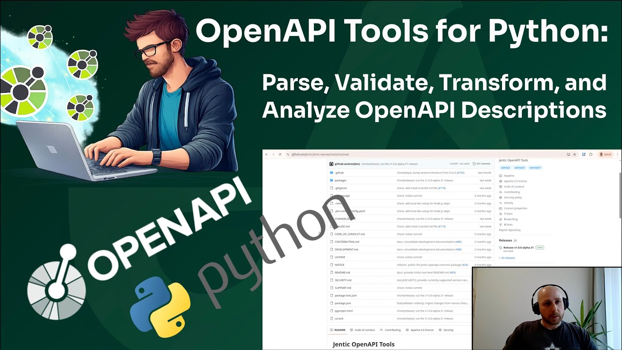 Инструменты OpenAPI для Python: разбор, проверка, преобразование и анализ описаний OpenAPI.
