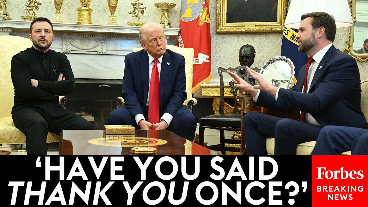 JD Vance And Ukraine's Zelensky Battle During Shocking Oval Office Meeting Where Talks Broke Down