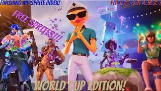 Fortnite Sprite Hunt EP:10! World Cup Edition! Free Sprites//Playing with viewers!