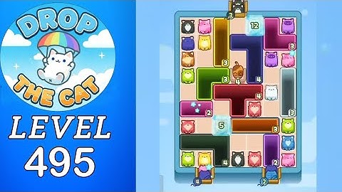 Drop The Cat Level 495 Walkthrough