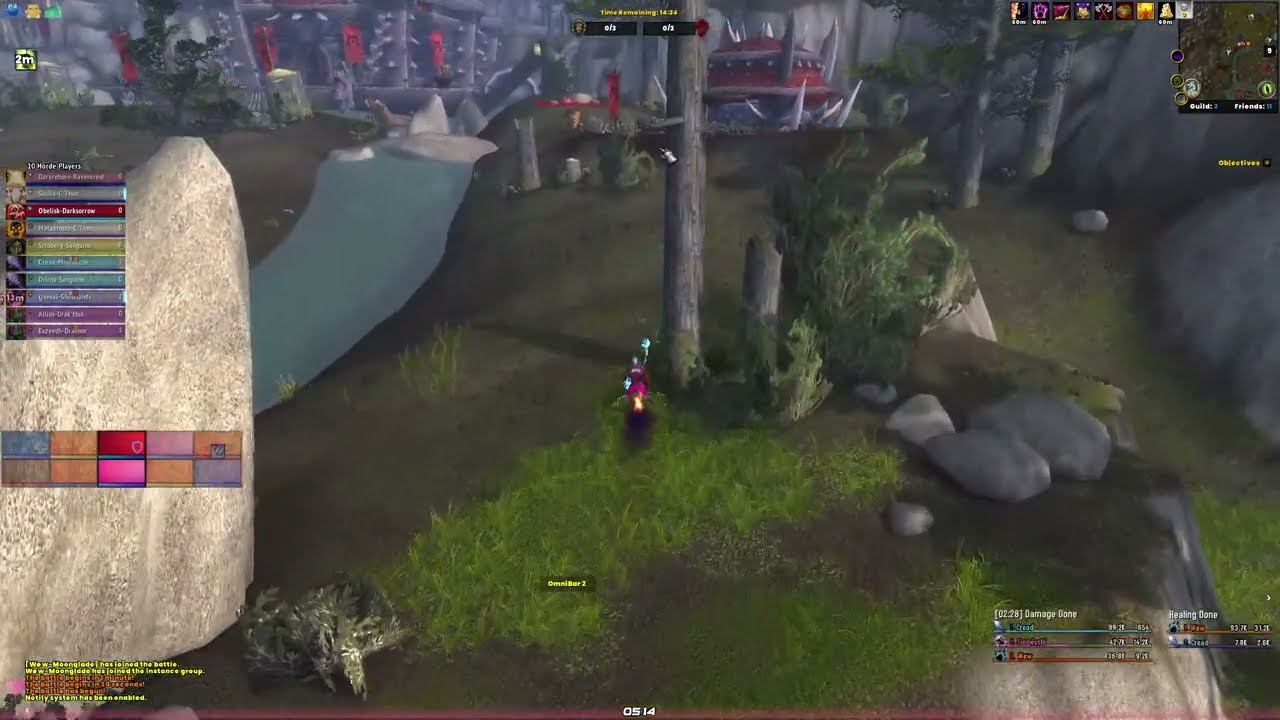 Testing new UI wow dragonglight. Random Bg's + synthwave music mix