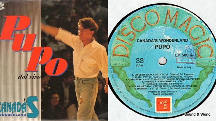 Pupo  Canada's Wonderland (Vinyl, LP ) 1991.