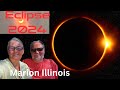 Eclipse 2024  marion illinois  totality  rv trip  total darkness  gerold and becky miller 